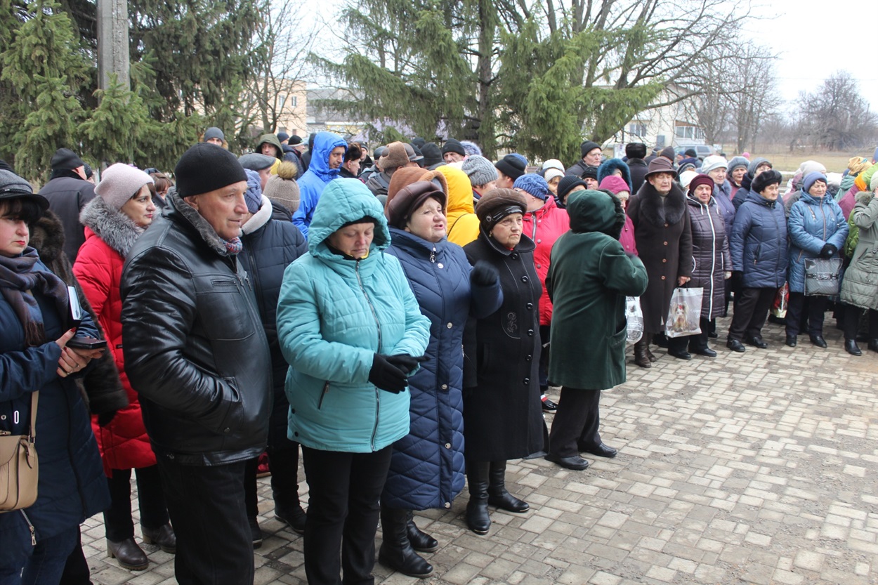 На мирному мітингу біля Центрального будинку культури